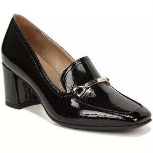 Women's Naturalizer, Wynrie Bit Pump  Black Patent Synthetic Size 8 New
